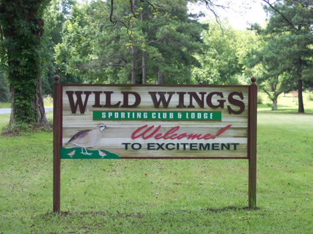 Wild Wings Sign